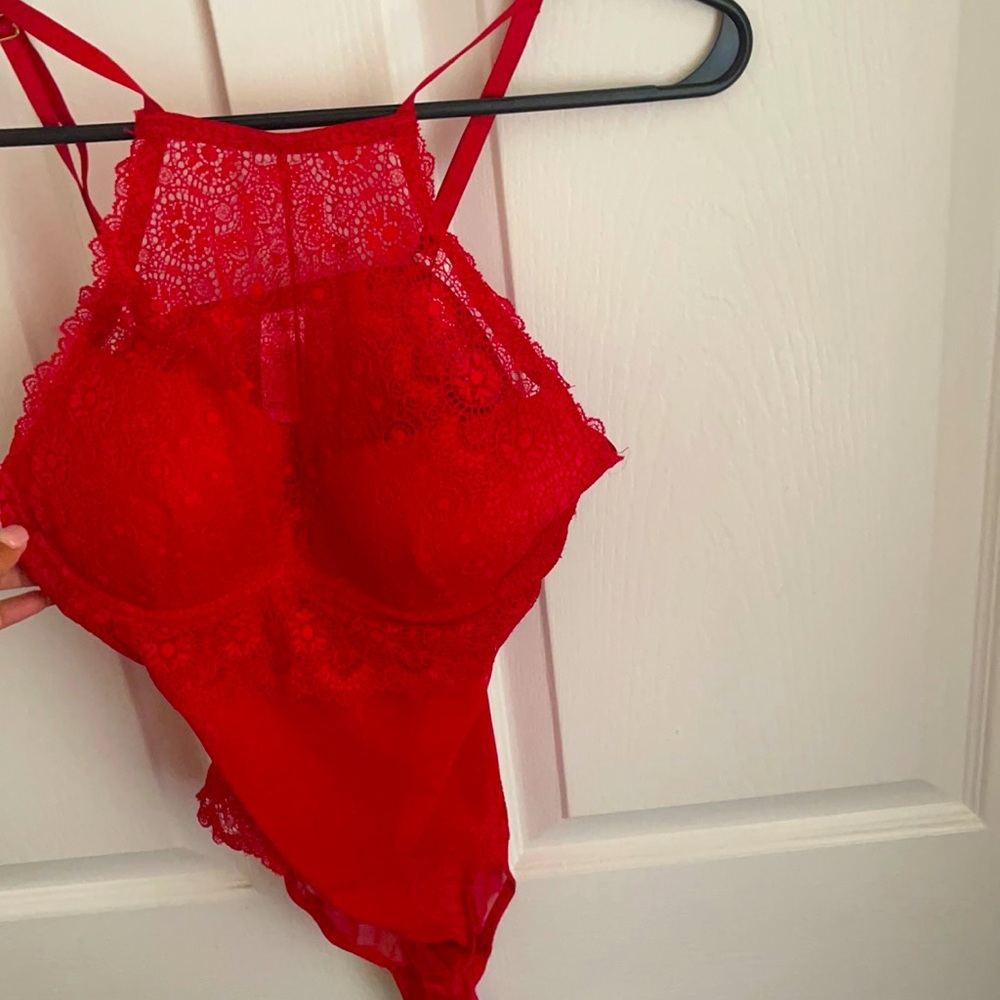 Red lingerie
